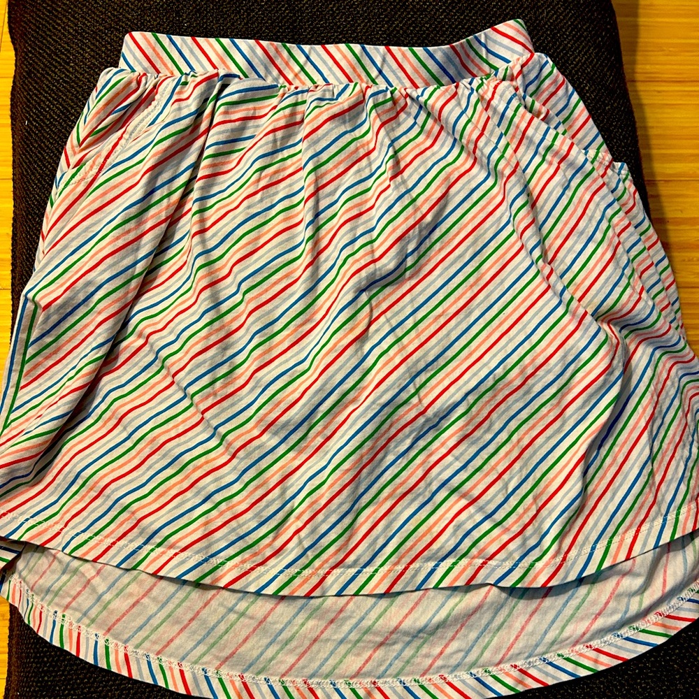 Cute Rainbow Striped Skirt
